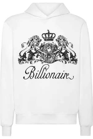 BILLIONAIRE Logo-print cotton hoodie