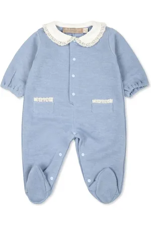 LA STUPENDERIA Peter pan-collar babygrow