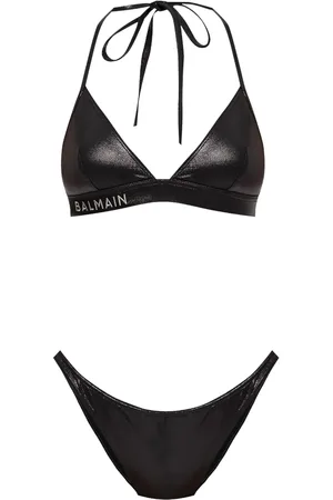 Balmain Logo-embroidered bikini