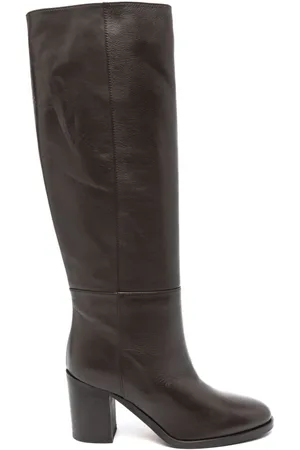 Via Roma 80mm leather boots