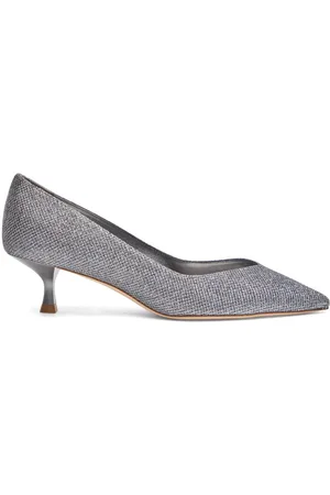 Stuart Weitzman Eva 35mm glitter pumps