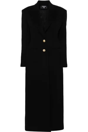Balmain Embossed-buttons coat