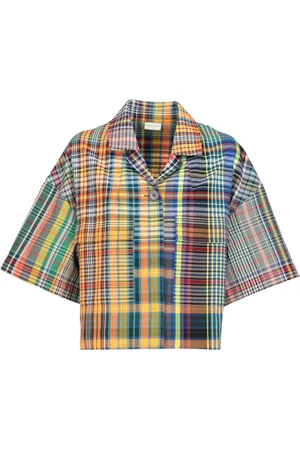 DRIES VAN NOTEN 2000 checked cotton shirt