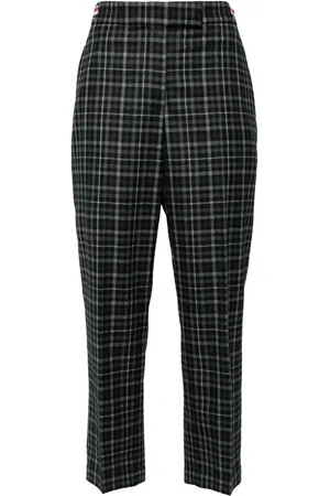Thom Browne Plaid-check tailored trousers