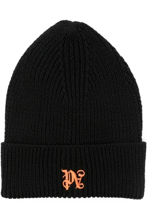 Palm Angels PA-monogram beanie hat