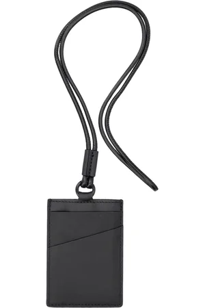 Y-3 Printed leather card holder