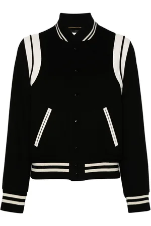 Saint Laurent Two-tone varsity jacket
