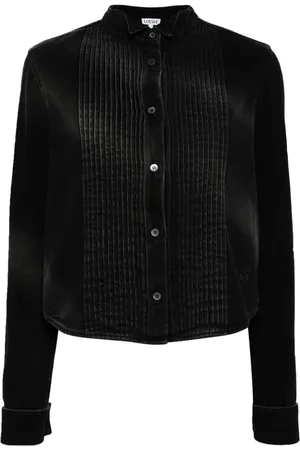 Loewe Pleated denim shirt