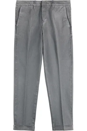 FAY Straight-leg gabardine trousers