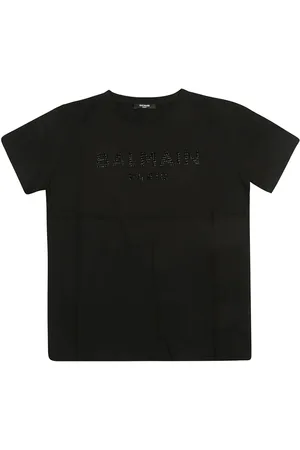 Balmain Logo-lettering cotton T-shirt