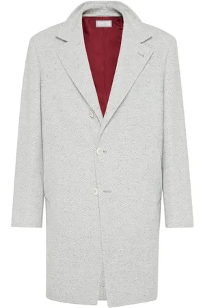 Brunello Cucinelli Herringbone coat