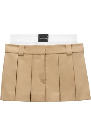 Alexander Wang Layered pleated skort