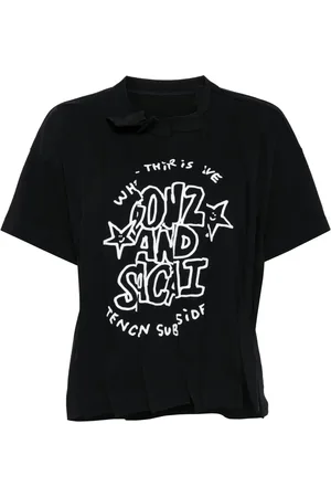 SACAI Gonz-print T-shirt