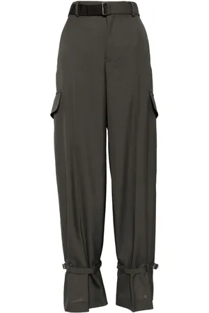 SACAI Belted tailored trousers