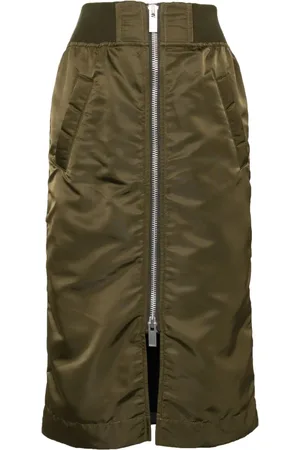 SACAI Ruched pencil skirt
