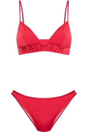 Balmain Rhinestone-embellished bikini