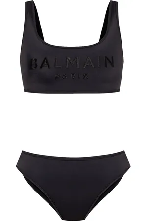 Balmain Logo-embroidered bikini