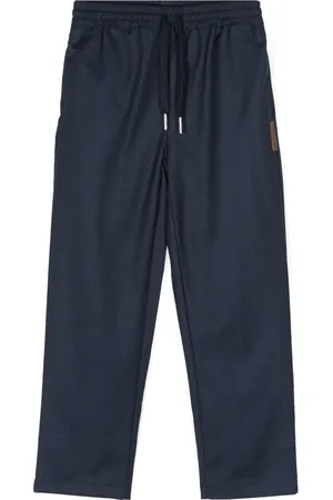 Trussardi Appliqué-logo trousers
