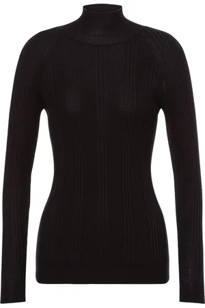 Alberta Ferretti Ribbed-knit wool sweater