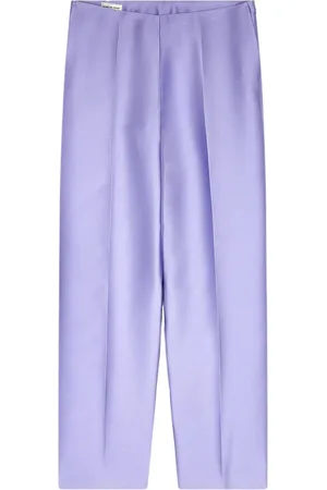 DRIES VAN NOTEN Silk trousers