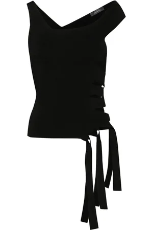 MUGLER Bandage knitted top