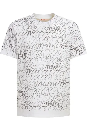 Marni Logo-print cotton T-shirt