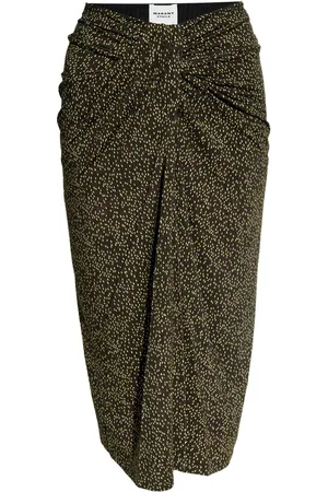 Isabel Marant Spot-print midi skirt