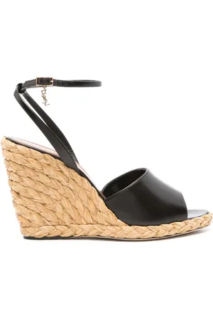 Saint Laurent Wedge espadrille sandals