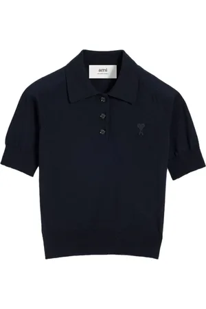 Ami Ami de Coeur wool polo top