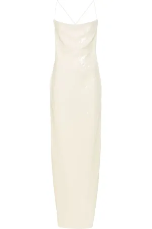MAGDA BUTRYM Spaghetti-strap sequined maxi dress