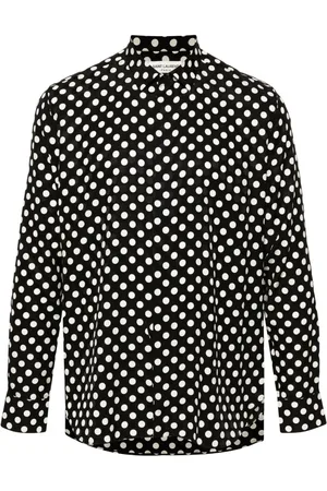 Saint Laurent Polka-dot silk shirt