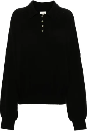 Khaite Rene cashmere blend polo jumper