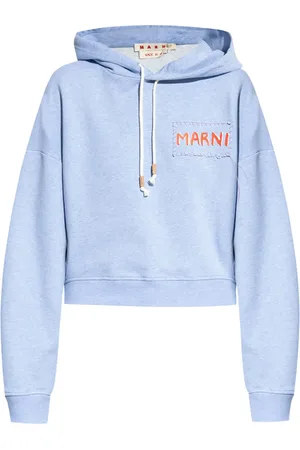 Marni Logo-appliqué cotton hoodie