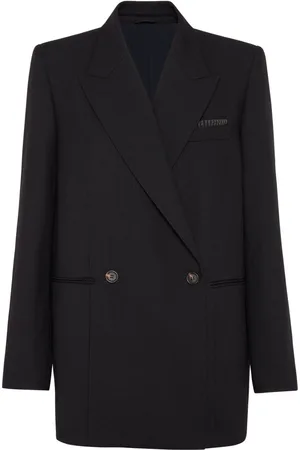 Brunello Cucinelli Woven wool jacket