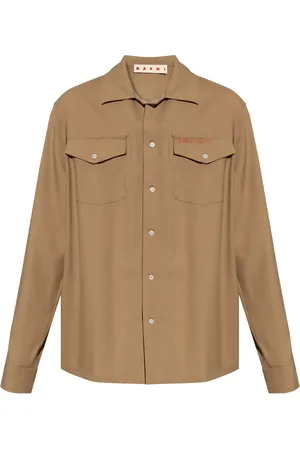 Marni Logo-appliqué shirt