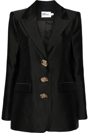 Self-Portrait Peak-lapels single-breasted blazer