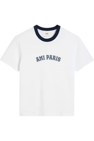 Ami Logo appliqu?? organic cotton t-shirt