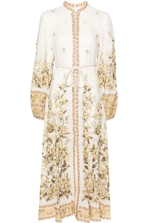 ZIMMERMANN Floral midi dress