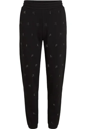Karl Lagerfeld Rhinestone-embellished track pants