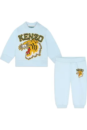 Kenzo Tiger Head-print cotton tracksuit