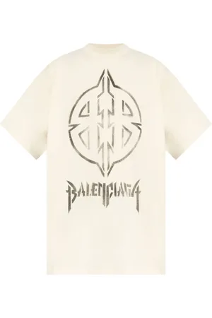 Balenciaga Metal BB Stencil cotton T-shirt