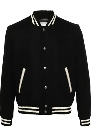 Saint Laurent Teddy varsity jacket