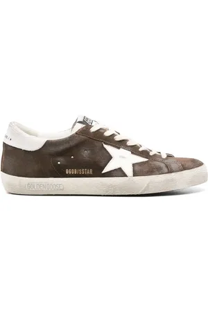 Golden Goose Super-Star distressed suede sneakers