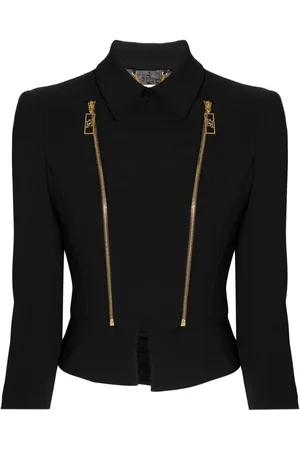 Elisabetta Franchi Zip-detail peplum jacket