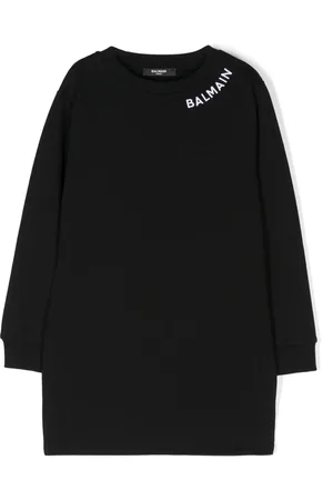 Balmain Logo-embroidered dress