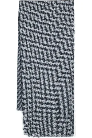 Giorgio Armani Herringbone-pattern scarf