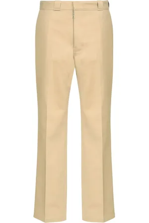 Maison Margiela Pressed-crease tailored trousers