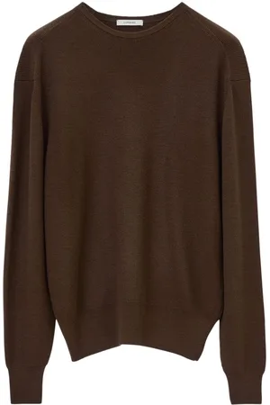 LEMAIRE Crew-neck rib-trim jumper