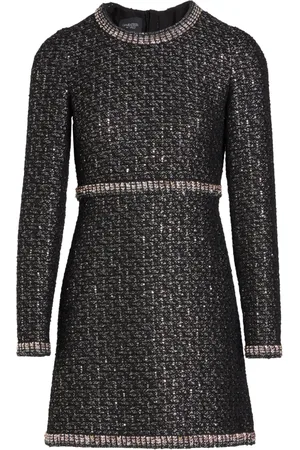 Giambattista Valli Sequinned bouclé mini dress