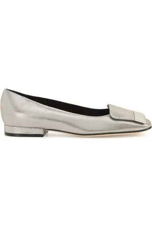 Sergio Rossi SR1 15mm square-toe ballerinas
